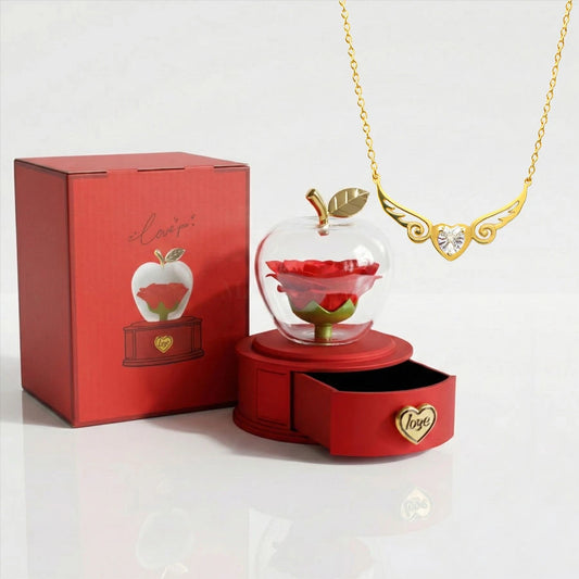 BOÎTE APPLE BLOSSOM AVEC COLLIER VOL DE L’AMOUR