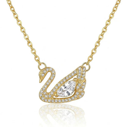 BOITE AMOUR INTEMPOREL AVEC COLLIER CYGNE
