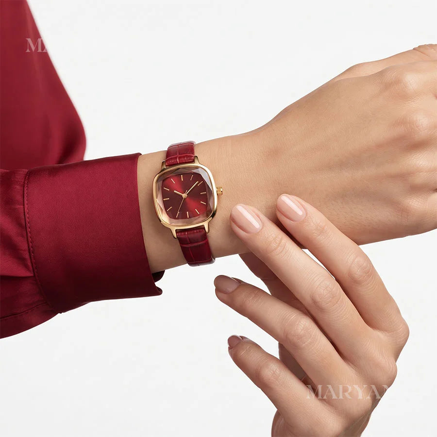 MONTRE CRYSTALIA ROUGE/ROUGE