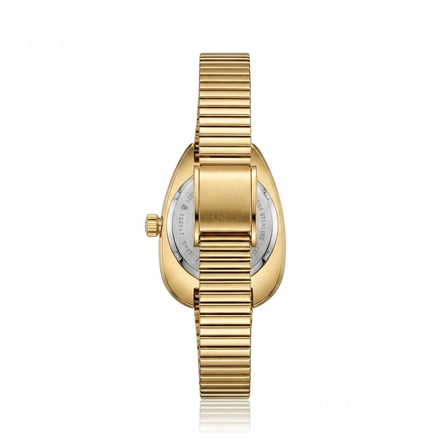 MONTRE FÉLINE ICONIQUE DORÉ/M