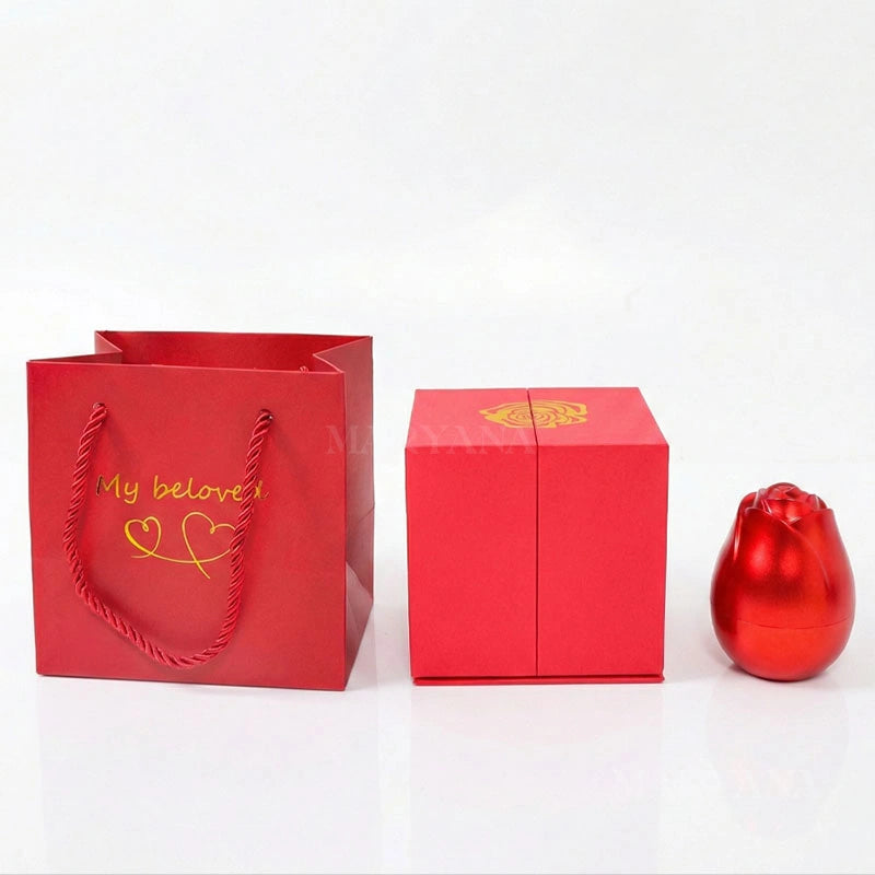 BOÎTE ÉCRIN D’AMOUR AVEC BAGUE CŒUR PRÉCIEUX