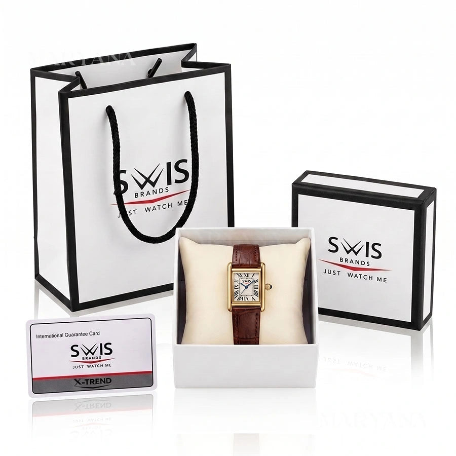 MONTRE SWIS ROMA MARRON/B