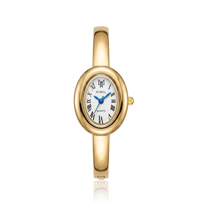 MONTRE XIMIL ROYALE DORÉ/BLANC — image 1