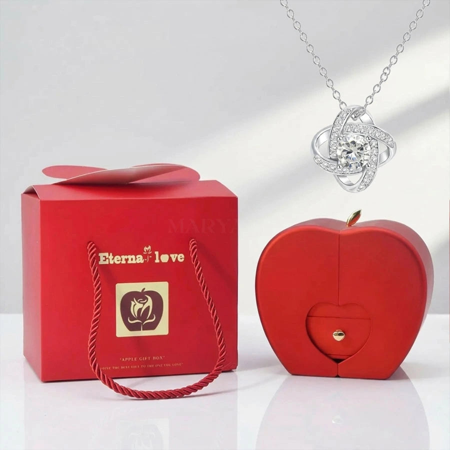 BOÎTE CŒUR D’AMOUR AVEC COLLIER ÉCLAT ÉTERNEL