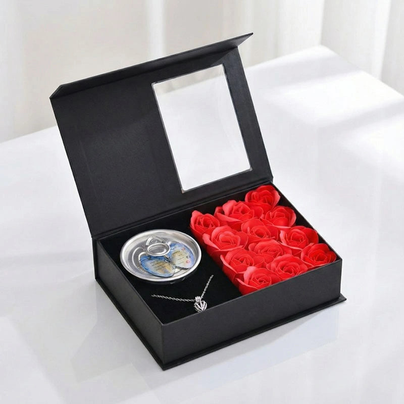 COLLIER CŒUR ÉTERNEL AVEC PERLE – ÉDITION LUXE