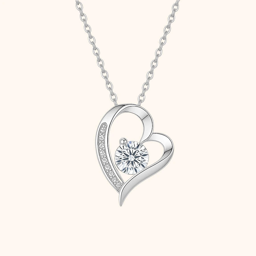 BOÎTE AMOUR ÉTERNEL AVEC COLLIER CŒUR PRÉCIEUX