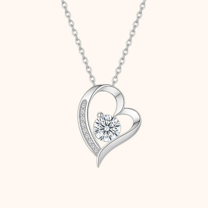BOÎTE AMOUR ÉTERNEL AVEC COLLIER CŒUR PRÉCIEUX