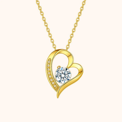 BOÎTE AMOUR ÉTERNEL AVEC COLLIER CŒUR PRÉCIEUX