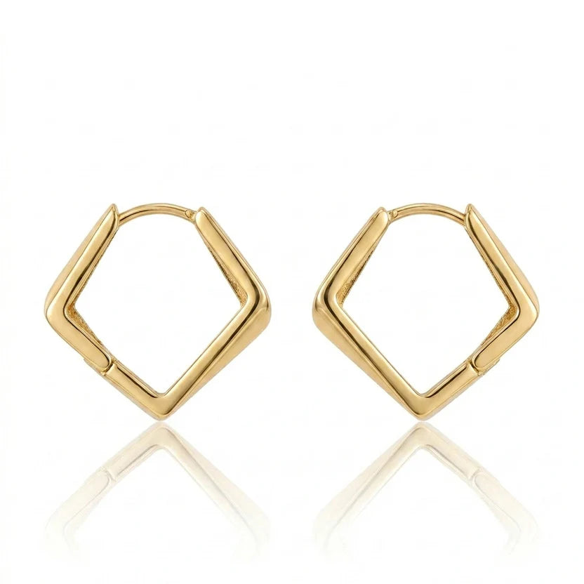 BOUCLES D'OREILLES GÉOMÉTRIQUE IRRÉGULIÈRES