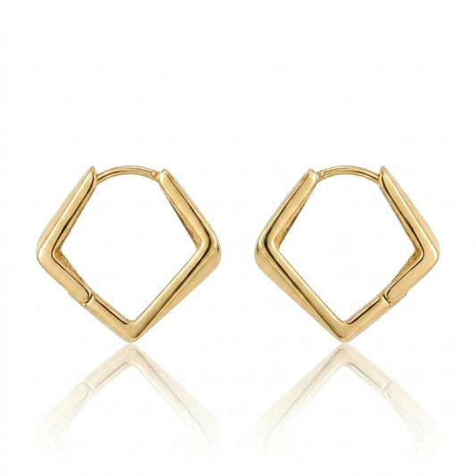 BOUCLES D'OREILLES GÉOMÉTRIQUE IRRÉGULIÈRES
