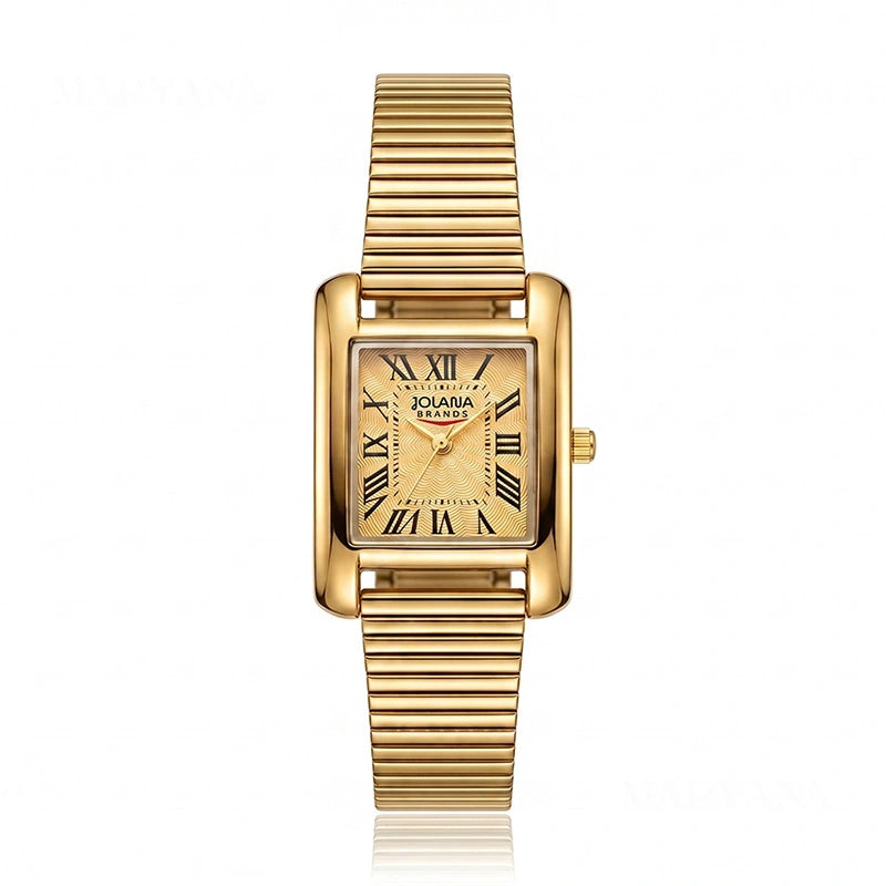 MONTRE HÉRITAGE ROMAIN DORÉ/M