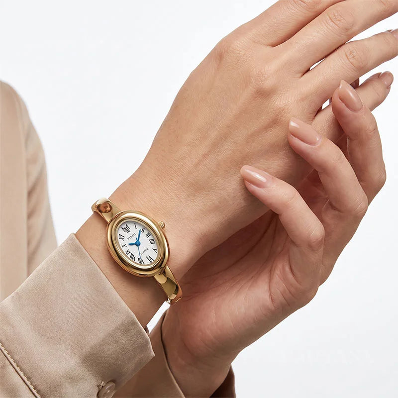 MONTRE XIMIL ROYALE DORÉ/BLANC