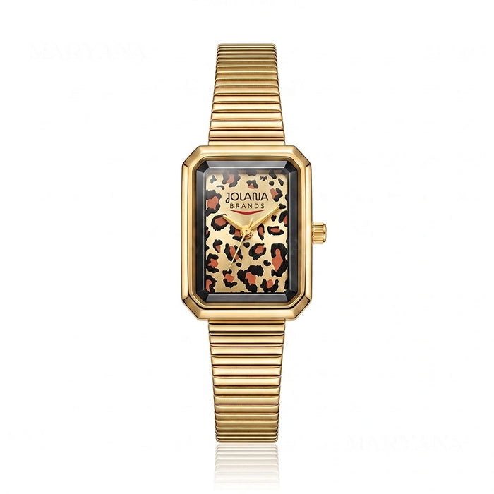 MONTRE JOLANA LÉOPARD ROYAL DORÉ — image 1