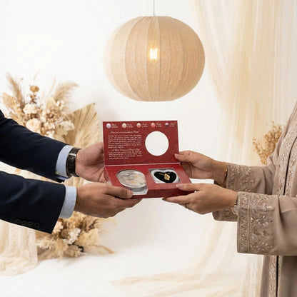 COLLIER CŒUR AVEC PERLE EN BOÎTE CADEAU