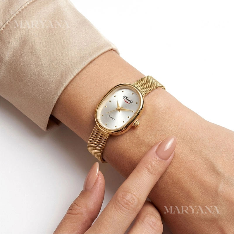 MONTRE PERLE ÉLÉGANTE DORÉ/B