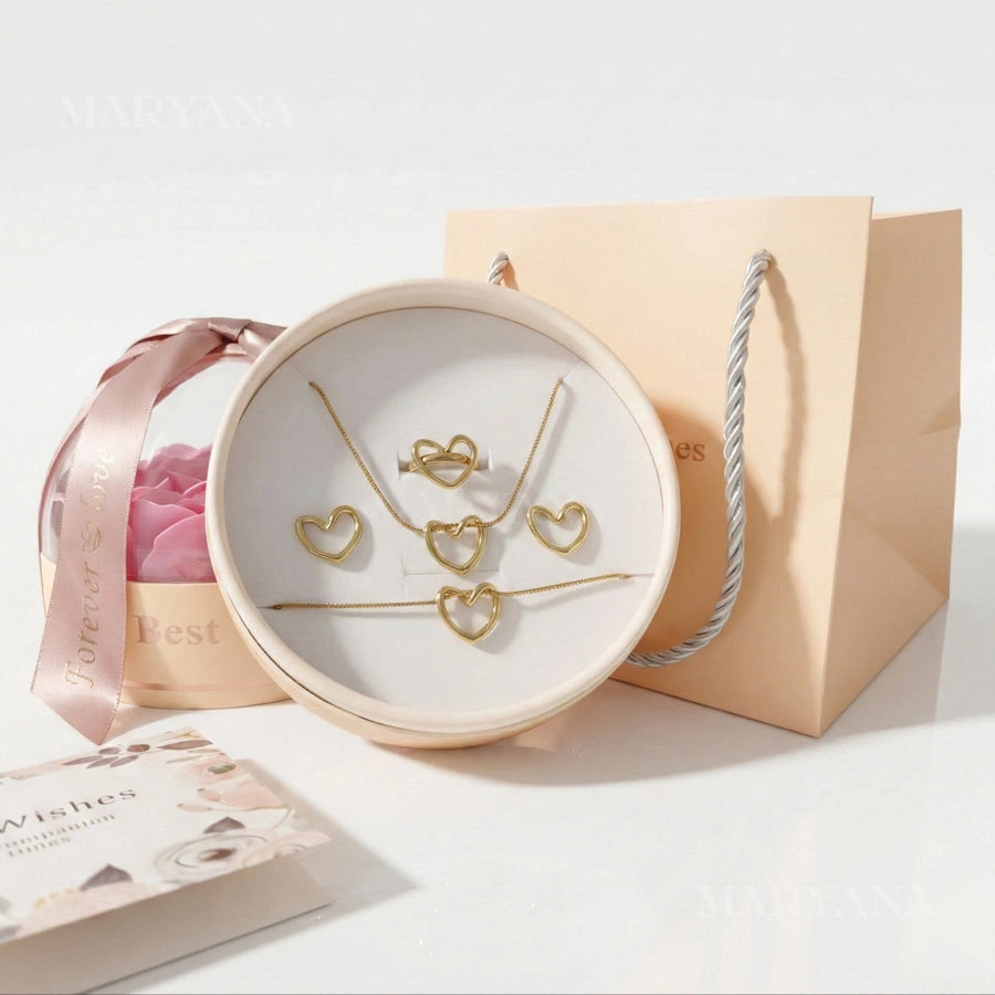 COFFRET BLOOM WISHES AVEC ENSEMBLE CŒUR LIÉ