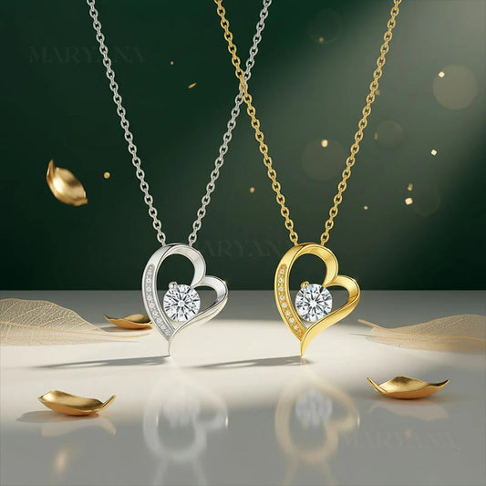 BOÎTE AMOUR ÉTERNEL AVEC COLLIER CŒUR PRÉCIEUX - MARYANA BIJOUX