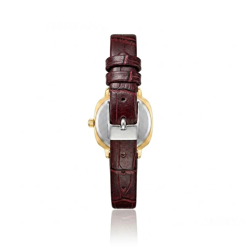 MONTRE CRYSTALIA MARRON/DORÉ