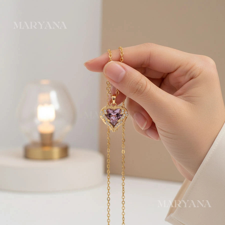 COLLIER PERLE DU CŒUR