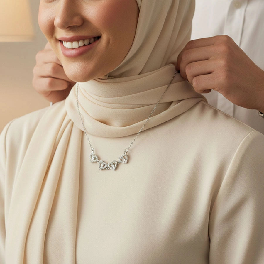BOITE CHARME PRESTIGE AVEC COLLIER CŒUR MAGNÉTIQUE