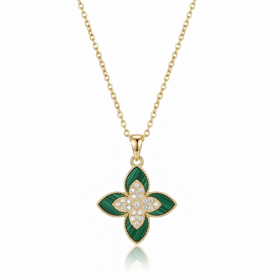 COLLIER FLEUR TRÈFLE