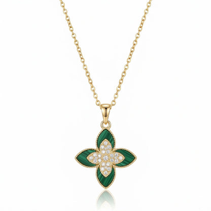 COLLIER FLEUR TRÈFLE