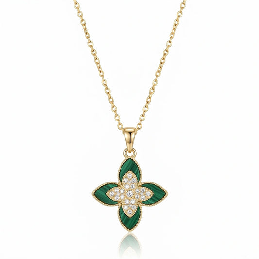 COLLIER FLEUR TRÈFLE