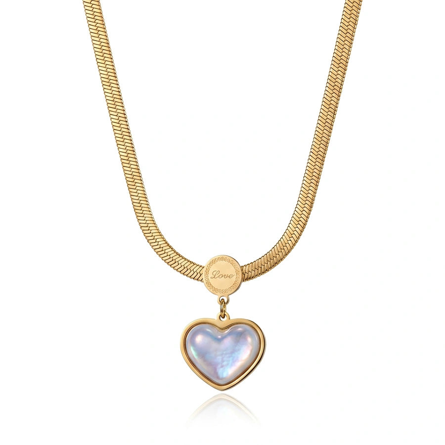 COLLIER COQUILLAGE COEUR