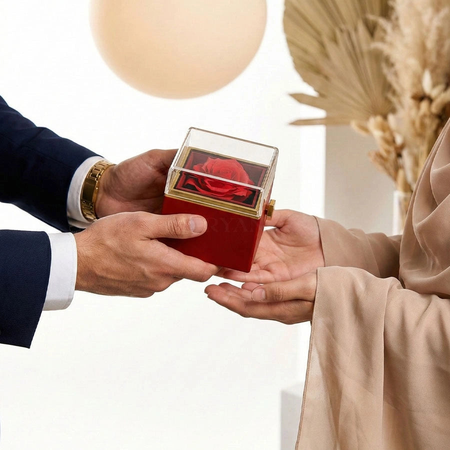 BOITE CHARME PRESTIGE AVEC COLLIER CŒUR LUMIÈRE