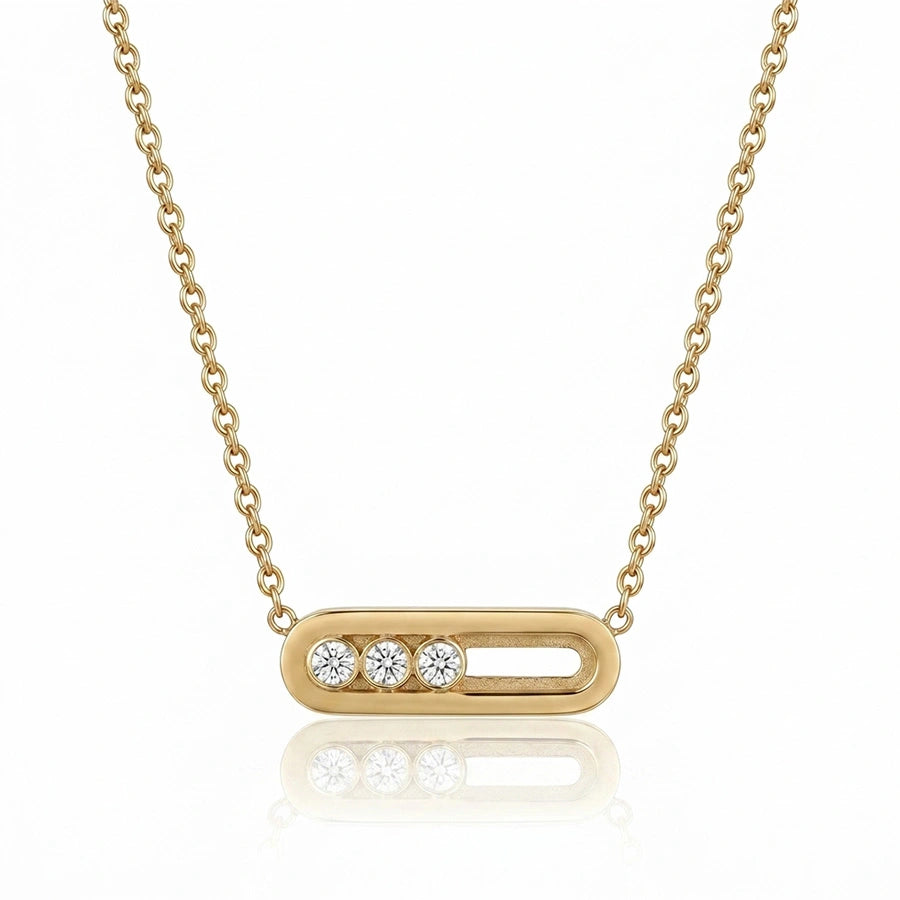 COLLIER RECTANGULAIRE AMOVIDE