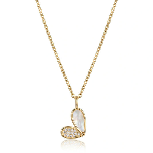 COLLIER COEUR RÉTRO