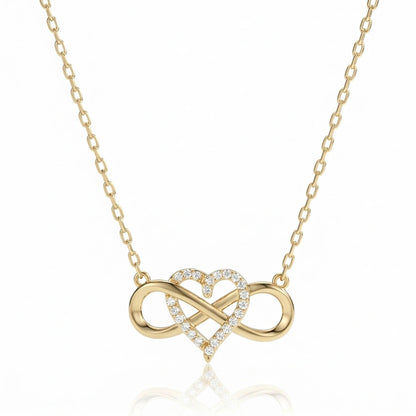COLLIER CŒUR INFINI