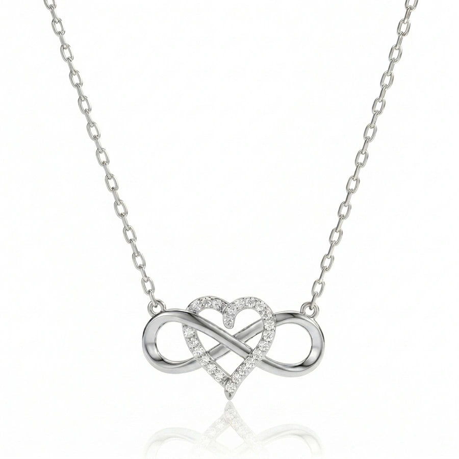COLLIER CŒUR INFINI