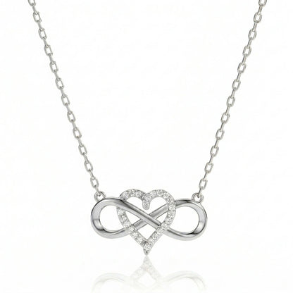 COLLIER CŒUR INFINI