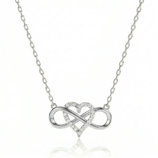 COLLIER CŒUR INFINI