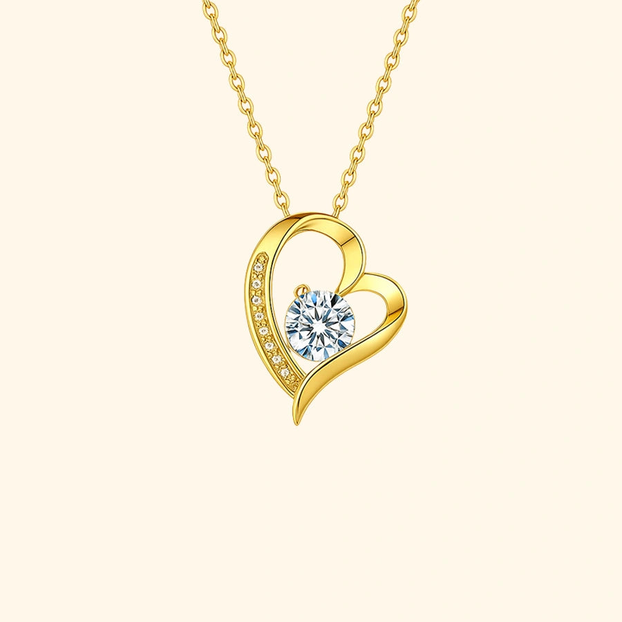 ÉCRIN CŒUR FLÉCHÉ AVEC COLLIER CŒUR PRÉCIEUX