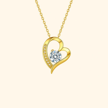 ÉCRIN CŒUR FLÉCHÉ AVEC COLLIER CŒUR PRÉCIEUX