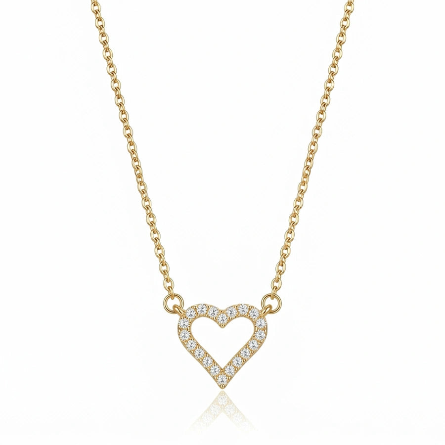 COLLIER COEUR EN CRISTAL