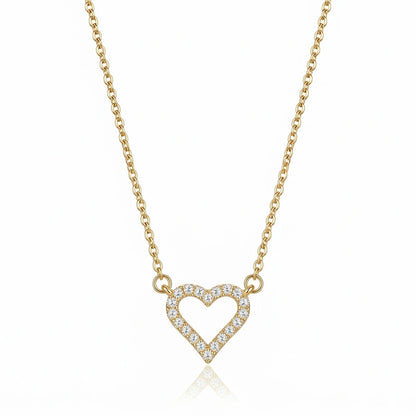 COLLIER COEUR EN CRISTAL