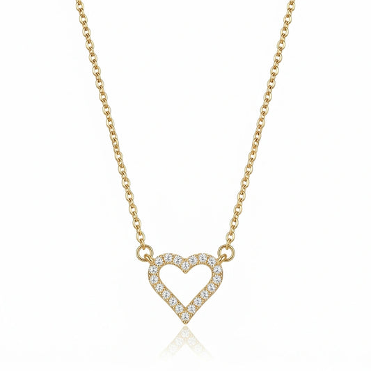 COLLIER COEUR EN CRISTAL