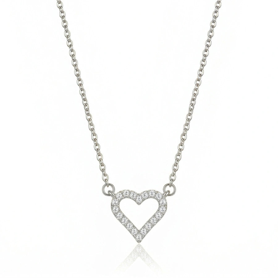 COLLIER COEUR EN CRISTAL