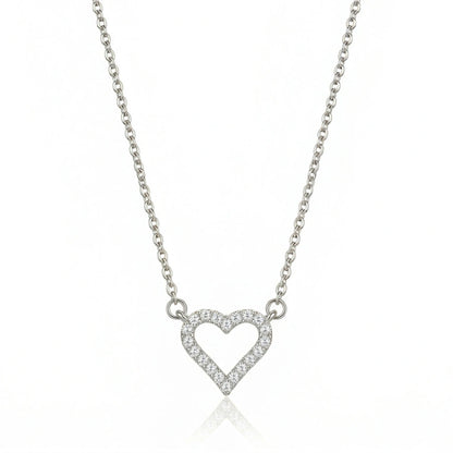 COLLIER COEUR EN CRISTAL