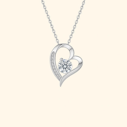 ÉCRIN CŒUR FLÉCHÉ AVEC COLLIER CŒUR PRÉCIEUX