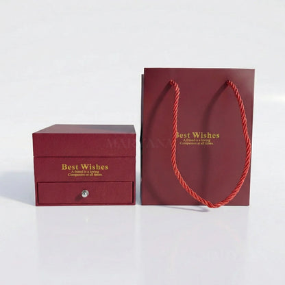 BOITE I LOVE YOU PRESTIGE AVEC COLLIER CŒUR PRÉCIEUX