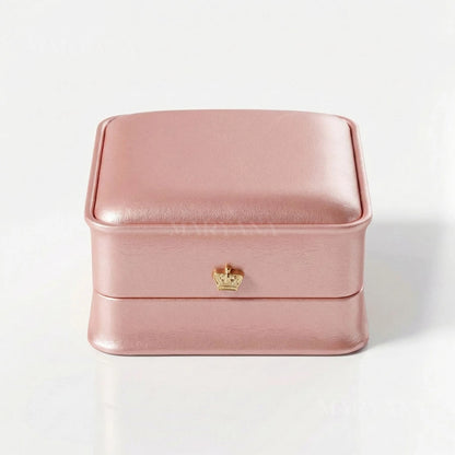 BOÎTE EN ROYAL ROSE AVEC GOURMETTE CŒUR ROSÉ ÉTERNEL