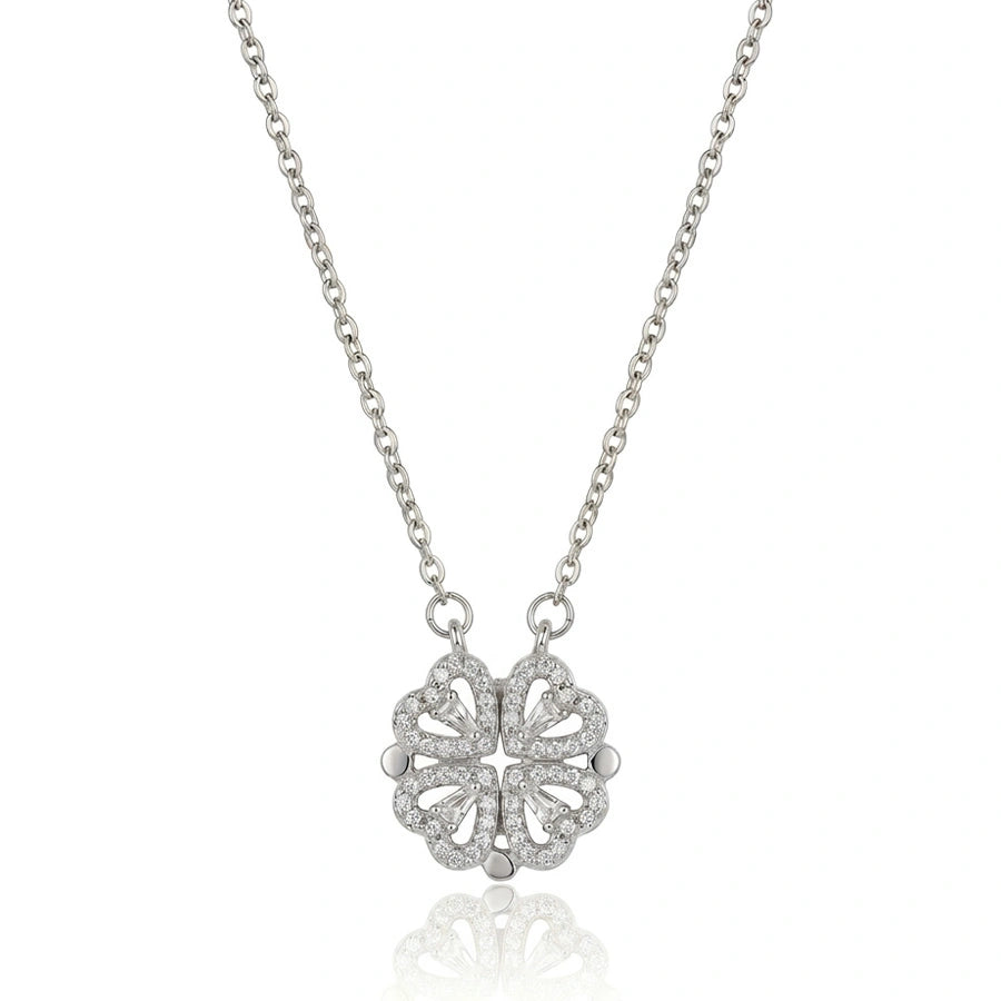 COLLIER COEUR TRÉFLE MAGÉTIQUE