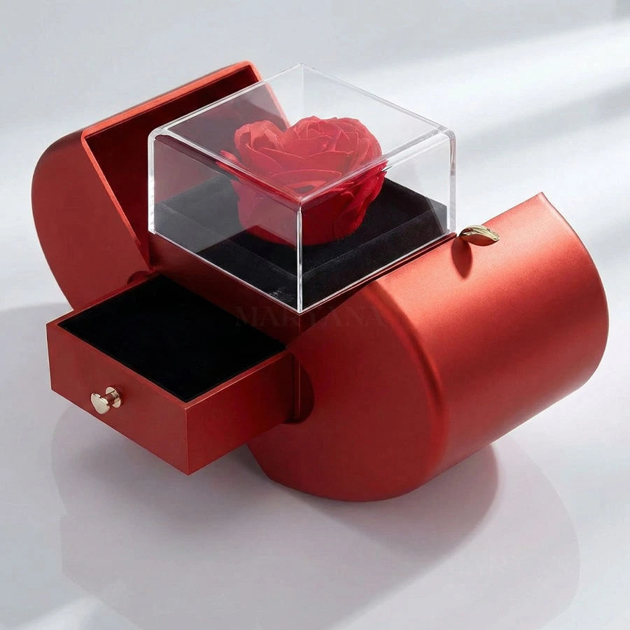 BOÎTE CŒUR D’AMOUR AVEC COLLIER ÉCLAT ÉTERNEL