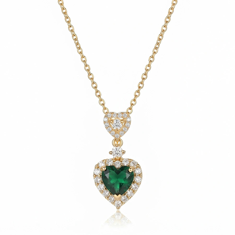 COLLIER PENDENTIF COEUR NOIR
