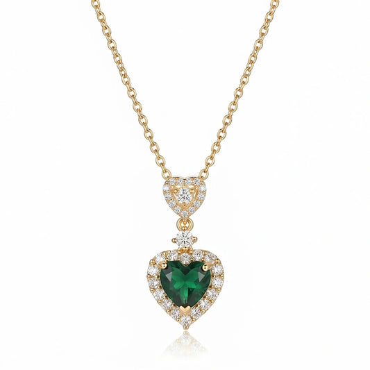 COLLIER PENDENTIF COEUR NOIR