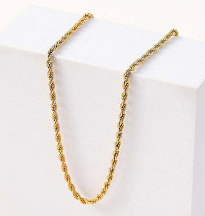 COLLIER CHAINE CORDE